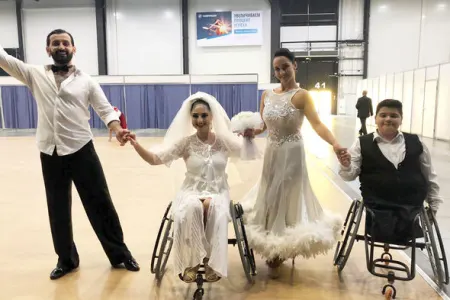 Rəqs idmanı üzrə paralimpiyaçılarımız finalda - Onları siz də tanıyın- FOTO