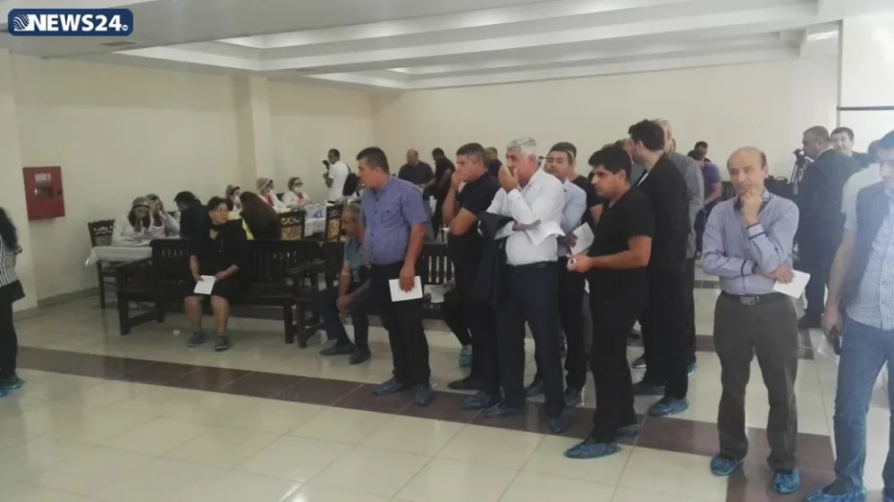 Təzə Pir məscidində qanvermə aksiyası - FOTOLAR - VİDEO - YENİLƏNİB