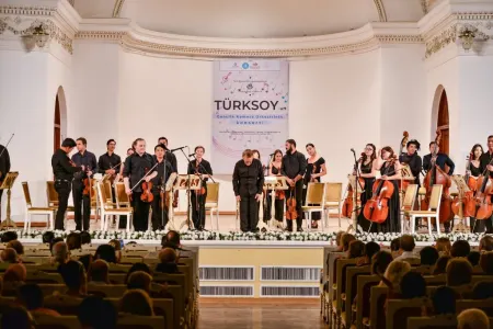 TÜRKSOY-un Gənclər Kamera Orkestri Bakıda - ÇIXIŞ ETDİ - FOTO