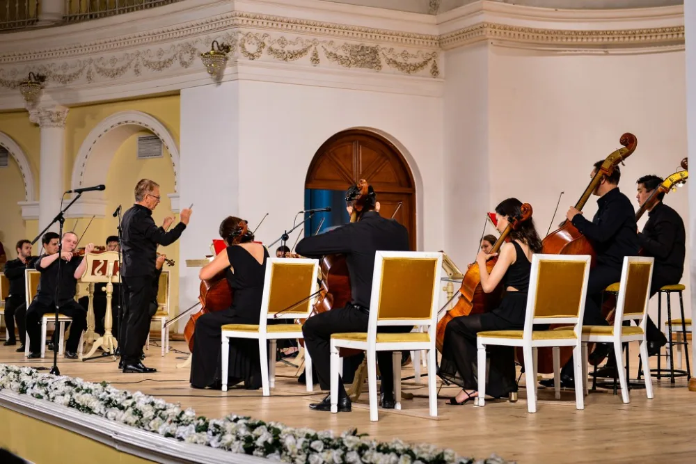 TÜRKSOY-un Gənclər Kamera Orkestri Bakıda - ÇIXIŞ ETDİ - FOTO