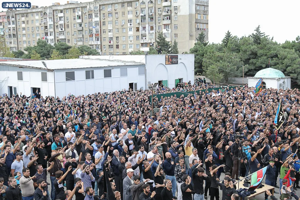 Xanım Fatimeyi-Zəhra məscidində - AŞURA İZDİHAMI - FOTOLAR - VİDEO - YENİLƏNİB