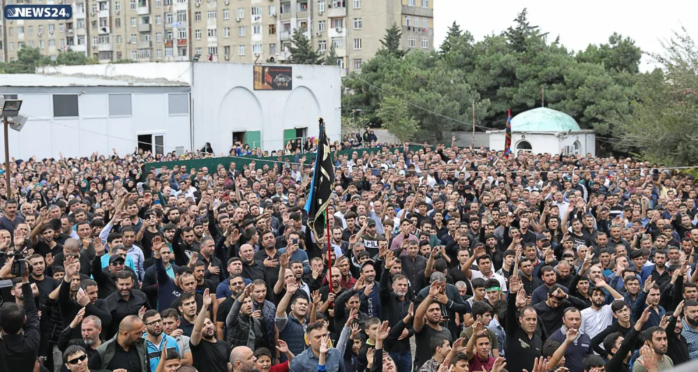 Xanım Fatimeyi-Zəhra məscidində - AŞURA İZDİHAMI - FOTOLAR - VİDEO - YENİLƏNİB