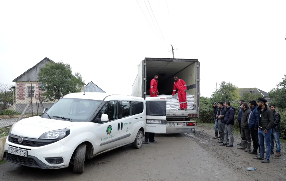 Mineral gübrələrin güzəştli şərtlərlə səyyar satışına başlanıldı