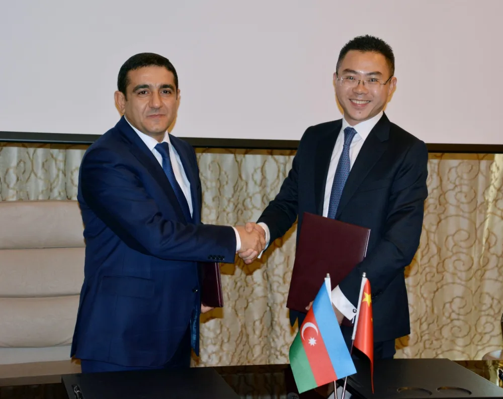 DGK ilə "Huawei " şirkəti arasında - PROTOKOL İMZALANDI - FOTO