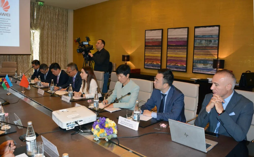 DGK ilə "Huawei " şirkəti arasında - PROTOKOL İMZALANDI - FOTO