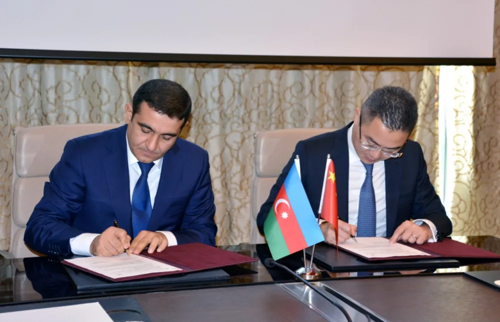 DGK ilə "Huawei " şirkəti arasında - PROTOKOL İMZALANDI - FOTO