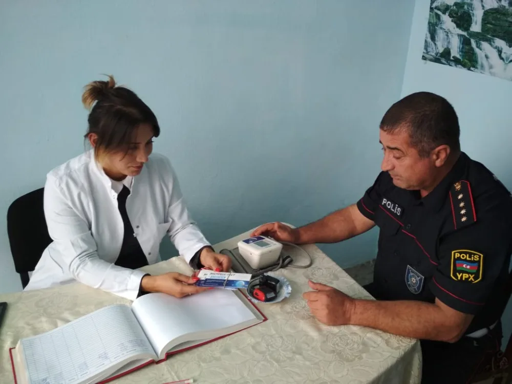 Polis sərnişin daşıyan sürücülərlə - GÖRÜŞ KEÇİRDİ