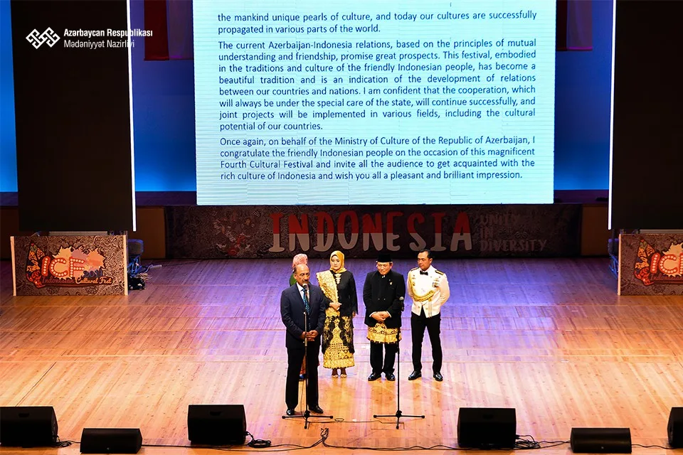 Bakıda IV İndoneziya mədəniyyəti festivalının - AÇILIŞI - FOTO