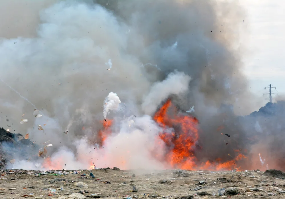 18240 kiloqram ərzaq məhsulu - YANDIRILDI - DGK - FOTO