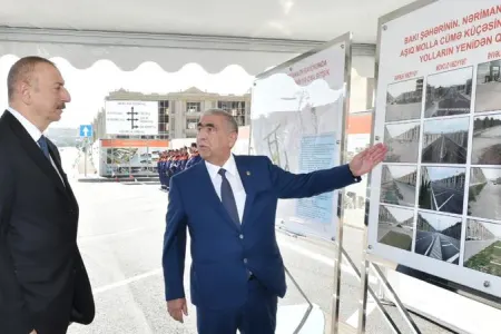 Prezident Molla Cümə küçəsinin - AÇILIŞINDA - FOTOLAR