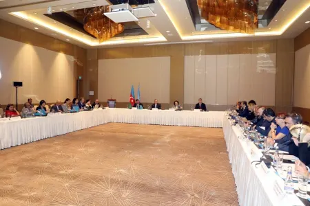 Miqrantların hüquqlarının müdafiəsi üzrə beynəlxalq tədbir keçirildi - FOTO