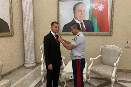 Mirşahin Ağayevə medal verildi