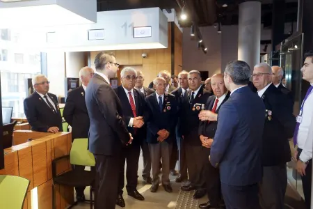 Türkiyənin zabit və müharibə veteranları - DOST Agentliyində - FOTO