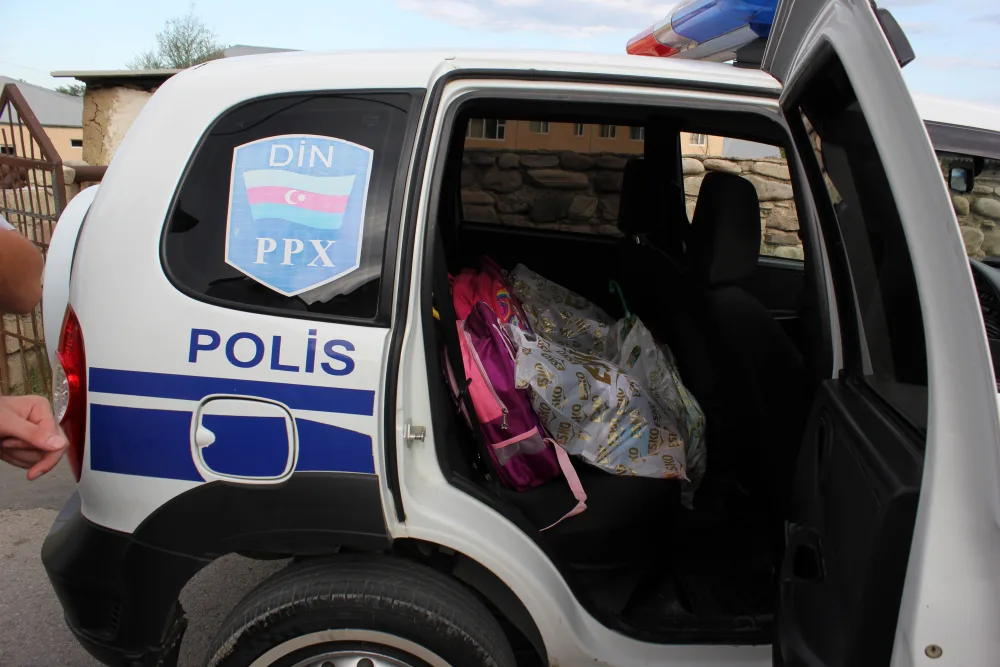 Siyəzəndə polis aztəminatlı ailələrə - YARDIM EDİB
