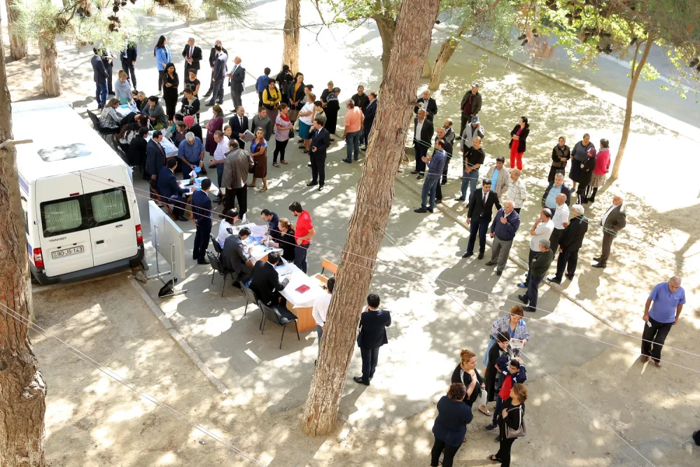 Dövlət Məşğulluq Xidməti məcburi köçkünlərə səyyar xidmət - GÖSTƏRDİ - FOTO