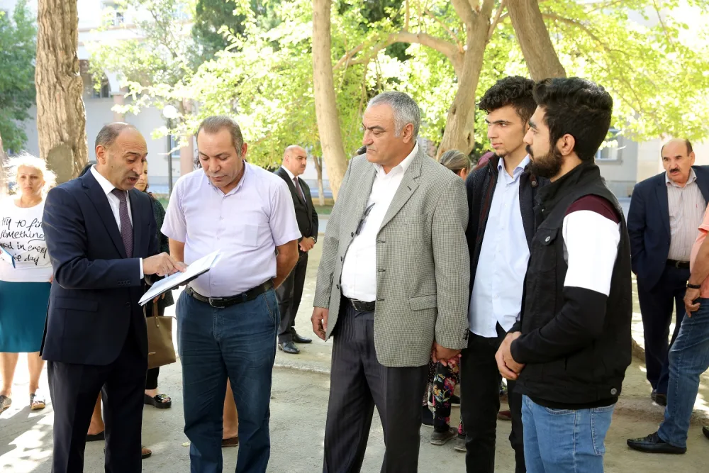 Dövlət Məşğulluq Xidməti məcburi köçkünlərə səyyar xidmət - GÖSTƏRDİ - FOTO