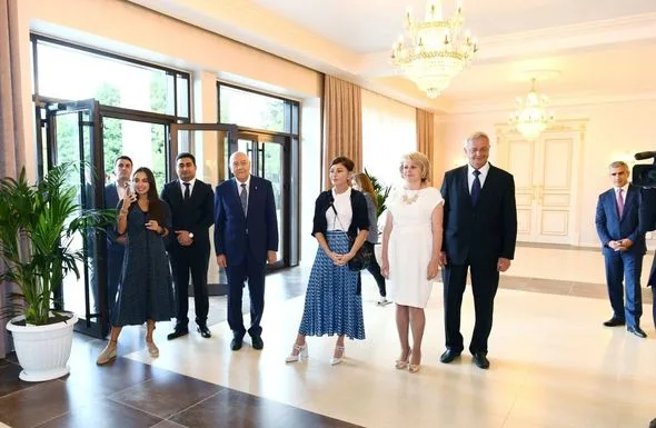 Mehriban Əliyeva və Leyla Əliyeva İvanovka kəndində oldu - -FOTOLAR