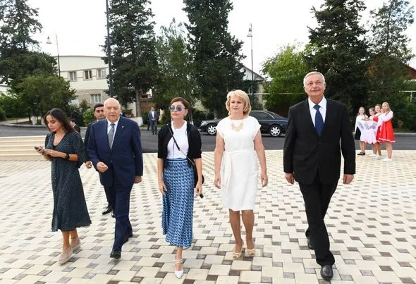 Mehriban Əliyeva və Leyla Əliyeva İvanovka kəndində oldu - -FOTOLAR