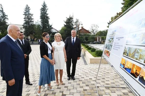 Mehriban Əliyeva və Leyla Əliyeva İvanovka kəndində oldu - -FOTOLAR