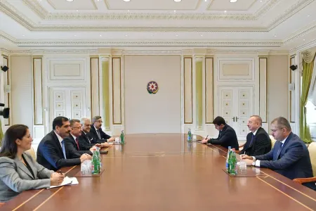Prezident İlham Əliyev Fuat Oktayla GÖRÜŞDÜ - FOTO - VİDEO - YENİLƏNİB