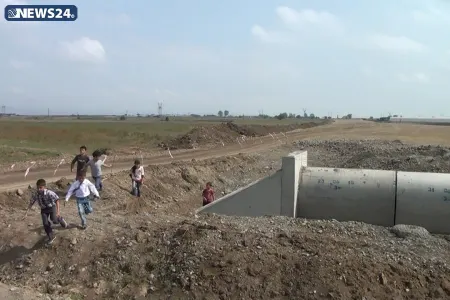 Tovuzda etiraz aksiyası - 70-dən çox uşaq dərsə gedə bilmədi - FOTOLAR