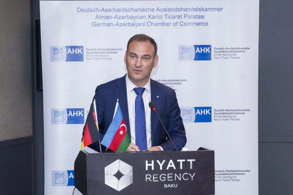 Alman-Azərbaycan Xarici Ticarət Palatasının üzvləri ilə görüş keçirilib