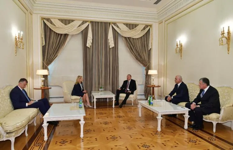 Prezident İlham Əliyev Gürcüstanın İqtisadiyyat və Davamlı İnkişaf nazirini - QƏBUL EDİB - FOTO - VİDEO - YENİLƏNİB