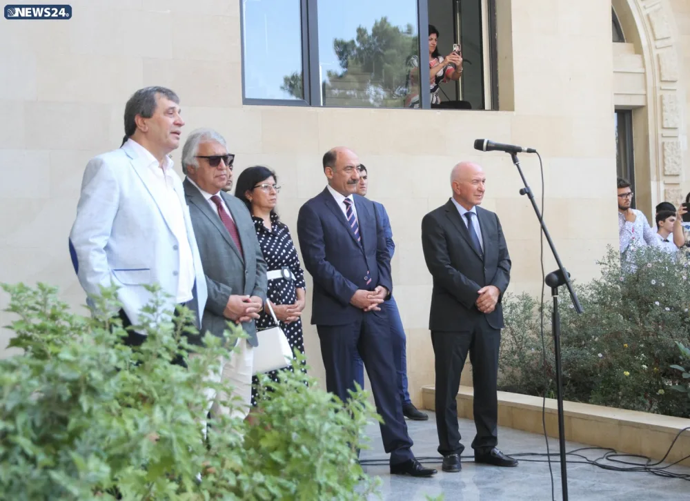 " Üzeyir Hacıbəyli milli musiqi sənətimizin və tariximizin silinməz izidir"- - ƏBÜLFƏS QARAYEV - FOTOLAR - VİDEO