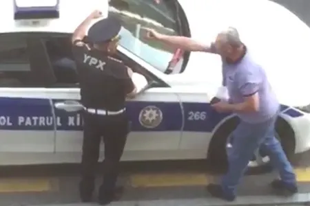 Yol polisini təhqir edən sürücü ilə bağlı - ARAŞDIRMA GEDİR
