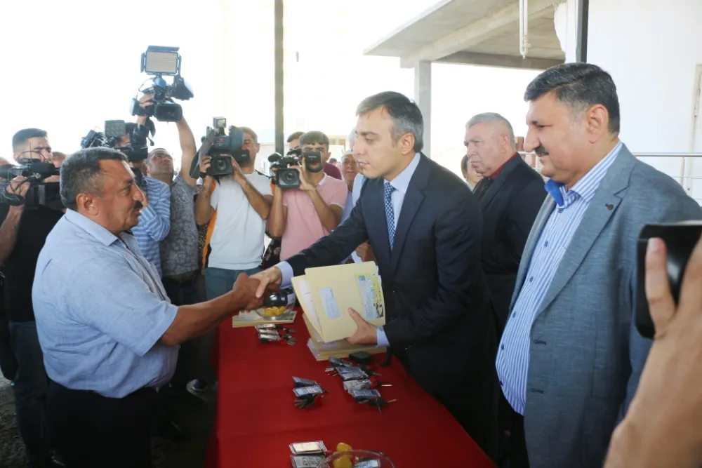 Abşeronda şəhid ailələri və Qarabağ müharibəsi əlillərinə mənzillər verildi - FOTO