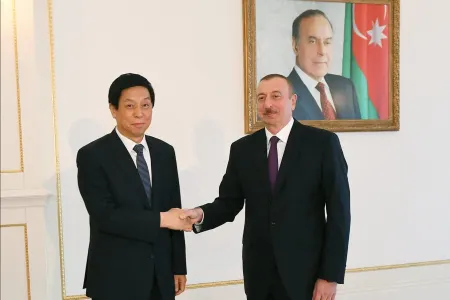 İlham Əliyev Ümumçin Xalq Nümayəndələri Yığıncağı Daimi Komitəsinin - nümayəndə heyətini qəbul edib - FOTO