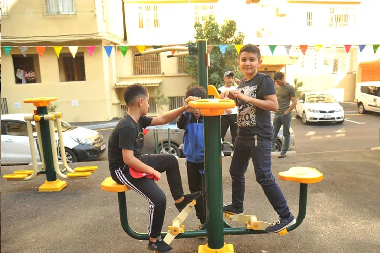 “Bizim həyət” layihəsi çərçivəsində Bakıda daha bir həyət abadlaşdırılıb - FOTO