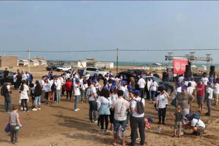 “Xəzəri qoruyaq” adlı təmizlik aksiyası - FOTO