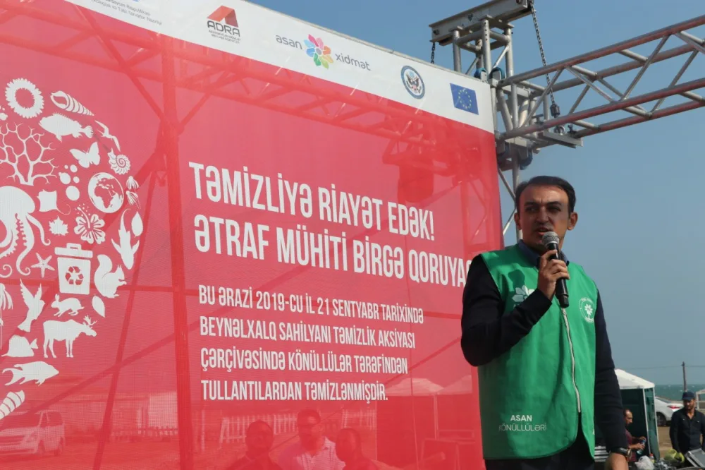 “Xəzəri qoruyaq” adlı təmizlik aksiyası - FOTO