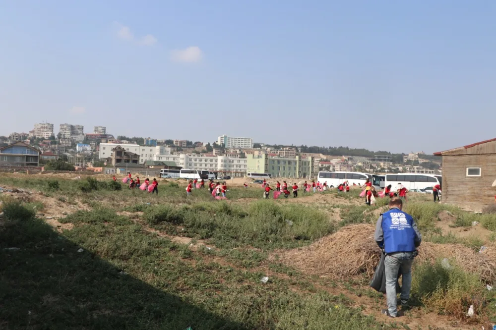“Xəzəri qoruyaq” adlı təmizlik aksiyası - FOTO