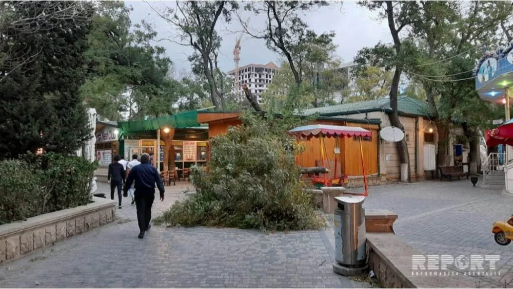 Bakıda qorxulu anlar - FOTO