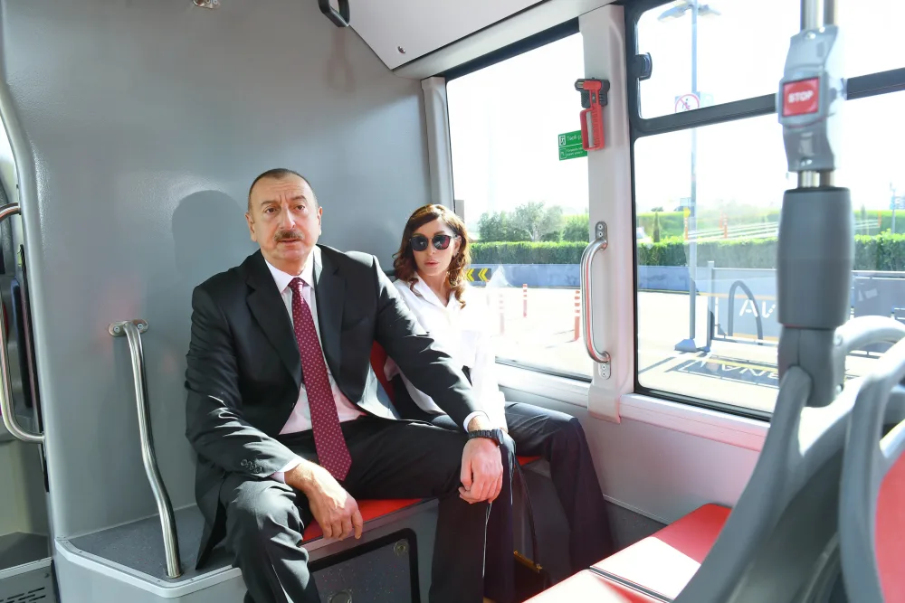 Prezident və xanımı “Koroğlu” Nəqliyyat Mübadilə Mərkəzinin açılışında - -FOTO-VİDEO -YENİLƏNİB