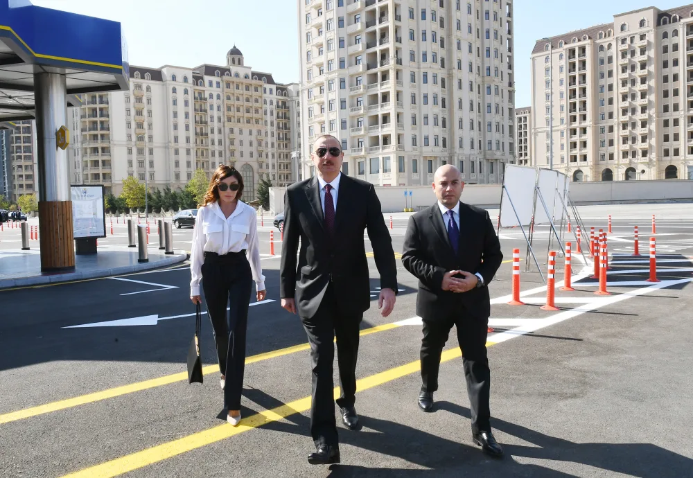 Prezident və xanımı “Koroğlu” Nəqliyyat Mübadilə Mərkəzinin açılışında - -FOTO-VİDEO -YENİLƏNİB