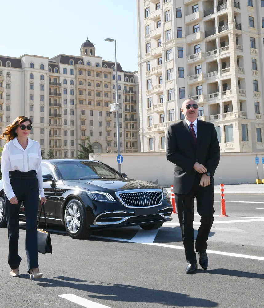 Prezident və xanımı “Koroğlu” Nəqliyyat Mübadilə Mərkəzinin açılışında - -FOTO-VİDEO -YENİLƏNİB