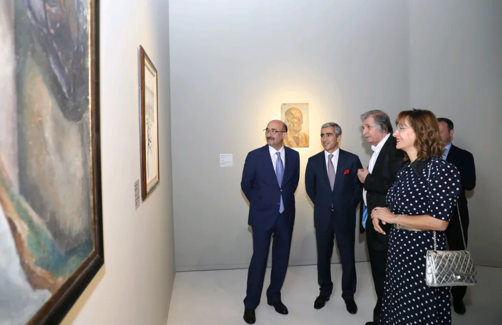 Xalq rəssamı Fərhad Xəlilovun fərdi sərgisi - AÇILDI - FOTO