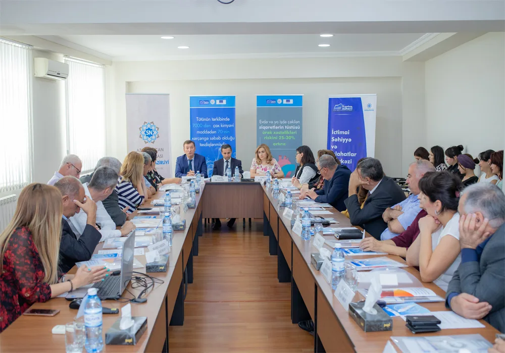 “Tütünlə mübarizə tədbirlərinin monitorinqi” mövzusunda təlim keçirilib