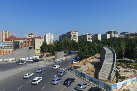 Bakıda 7 ərazidə yerüstü və yeraltı piyada keçidləri - İNŞA EDİLİR - FOTO