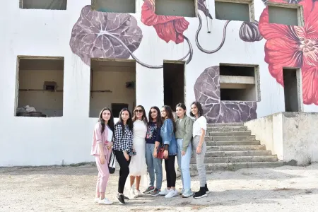 Leyla Əliyeva və Arzu Əliyeva “Açılan divar” layihəsinin təqdimatında - FOTOLAR