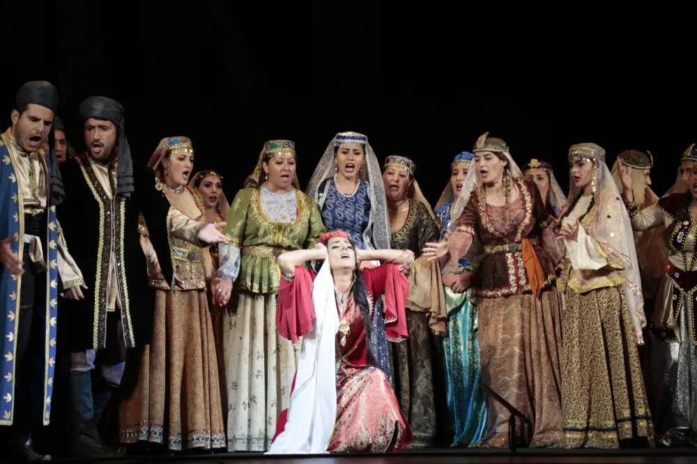 Azərbaycan opera səhnəsində BİR İLK - "Məhsəti" operası 3D ilə təqdim olundu - FOTOLAR