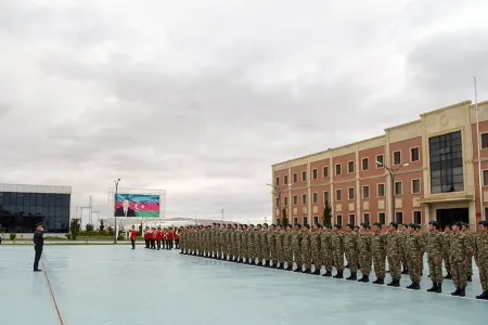 Almaniyada təlimdə iştirak edən hərbçilərimiz - BAKIYA QAYITDI - FOTO