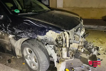 Bakıda üç avtomobil toqquşub - - Foto