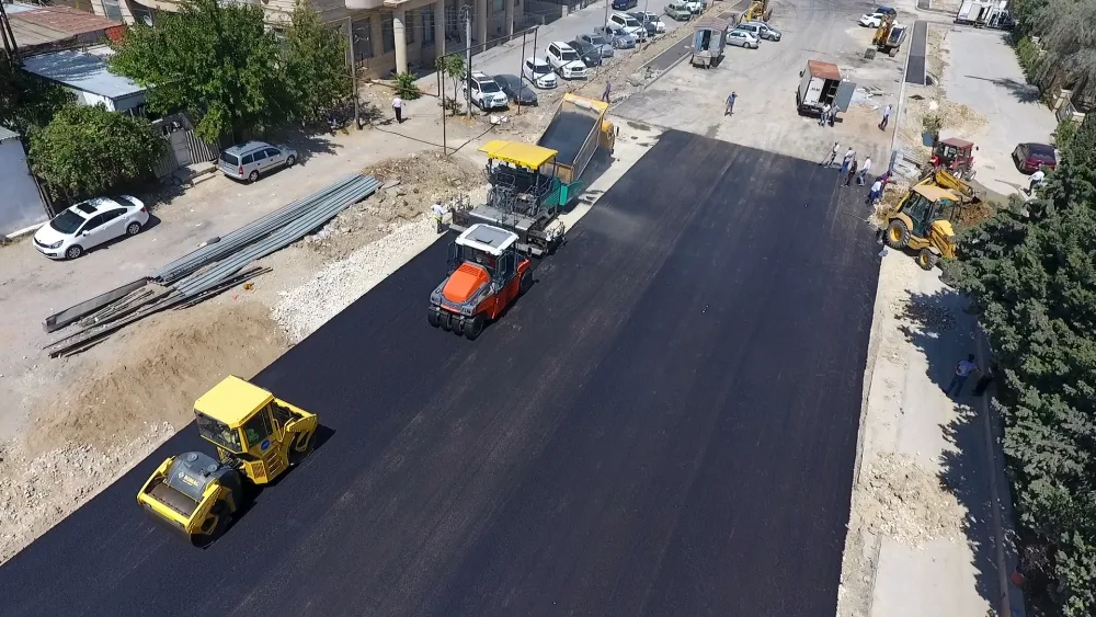 Bakıda yeni yol infrastrukturu - YARADILIR - FOTO