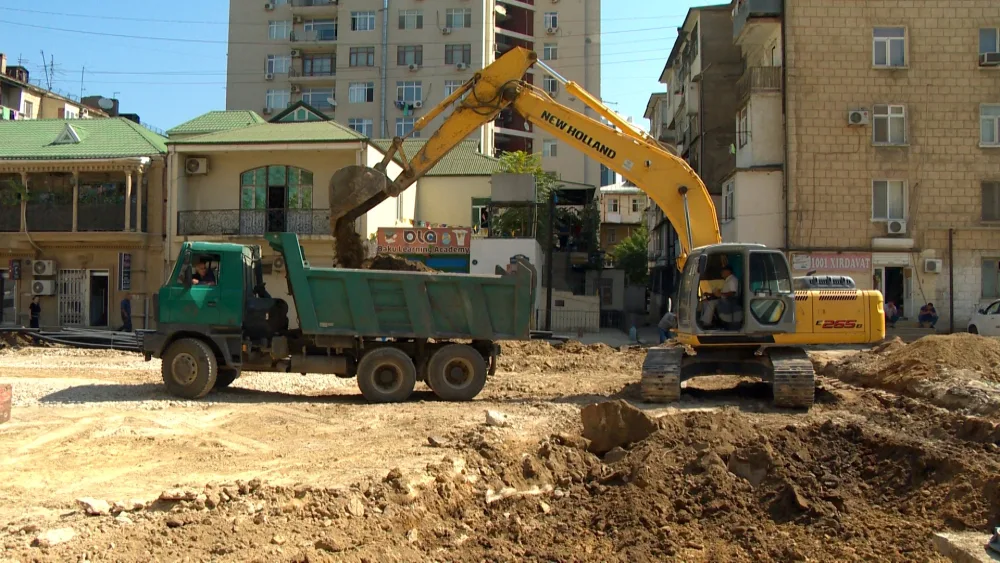 Bakıda yeni yol infrastrukturu - YARADILIR - FOTO