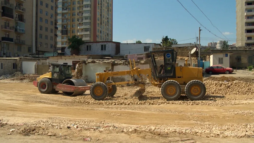 Bakıda yeni yol infrastrukturu - YARADILIR - FOTO