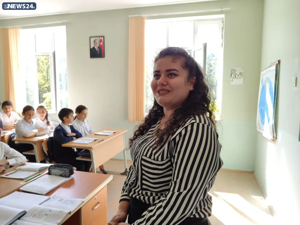 Bakıdan ucqar kənd məktəbinə yollanan müəllimə: - "Bu kəndi o qədər sevirəm ki... - FOTOLAR